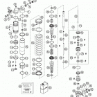 450_550_650_FE_FS Chassis & Engine Shock absorber disassembled fe 450-650 ref# 46 - 62