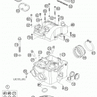 450_550_650_FE_FS Chassis & Engine Zylinder head 450-650