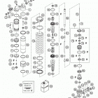 450_550_650_FE_FS Chassis & Engine Shock absorber disassembled fe 450-650 ref# 63 - 99