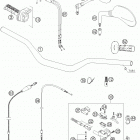 450_550_650_FE_FC_FS Chassis & Engine Handlebar, controls 450-650