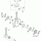 450_501_550_650 Chassis & Engine Crankshaft, piston 450-650 ref# 18 - 81