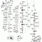 450_501_550_650 Chassis & Engine Shock absorber disassembled fs 450  /  650 ref# 1 - 46