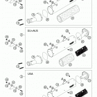 450_501_550_650 Chassis & Engine Exhaust silencer 450-650