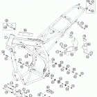 450_501_550_650 Chassis & Engine Frame 450-650 ref# 5 - 62