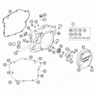 450_501_550_650 Chassis & Engine Clutch cover 450-650