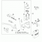 450_501_550_650 Chassis & Engine Hand brake cylinder fc,fe 450-650