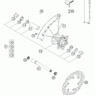 450_501_550_650 Chassis & Engine Front wheel 21'' fc, fe 450-650