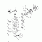 F75LA Коленчатый вал и Поршень