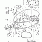 LF350XCB/LF350UCB Bottom cowling 1