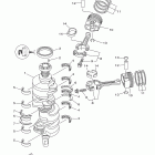 LF350XCB/LF350UCB Коленчатый вал и Поршень