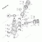 F250UA Crankshaft Piston