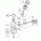 F225XCA Коленчатый вал и Поршень