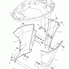 LF350XCB/LF350UCB Bottom cowling 3