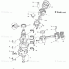 F225XA CRANKSHAFT PISTON 1002815-