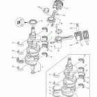 LF225TXR Коленчатый вал и Поршень