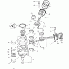 VF200LA Коленчатый вал и Поршень