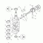 F70LA Коленчатый вал и Поршень