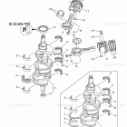 LF250TUR CRANKSHAFT PISTON -1014710