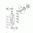 F75TLR Коленчатый вал и Поршень