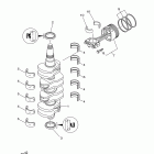 LF115TXR Коленчатый вал и Поршень