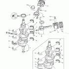 LF225TXR CRANKSHAFT PISTON -1009594
