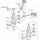 F200TXR CRANKSHAFT PISTON -1013686