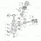 F225TXR CRANKSHAFT PISTON 1033176-