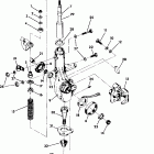 W918127 TRAIL BOSS 4X4 Strut assembly  250 4x4
