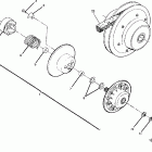 W917527 TRAIL BOSS 2X4 Driven clutch assembly  250 2x4