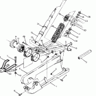 W918627 BIG BOSS 4X6 Swing arm weldment (rear) big boss 4x6 updated 2