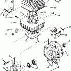 W918727 BIG BOSS 6X6 Crankcase and cylinder assembly 6x6