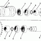 W918727 BIG BOSS 6X6 Details-front drive assembly 6x6 center tightener assemb...
