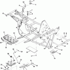 W917221 TRAIL BLAZER Frame assembly with racks trail blazer