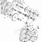 W917539 TRAIL BOSS 350L 2X4 Gearcase assembly 350 2x4