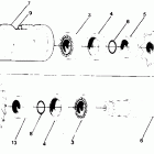W918127 TRAIL BOSS 4X4 Details-front drive asm. 250 4x4 center tightener assemb...