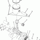 W917221 TRAIL BLAZER Crankshaft and piston assembly trail blazer
