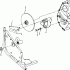 W918627 BIG BOSS 4X6 Right hand gearcase and brake mounting big boss 4x6