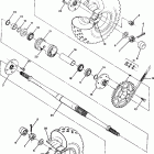 W917527 TRAIL BOSS 2X4 Rear wheel drive assembly 250 2x4