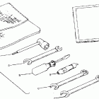 W918139 TRAIL BOSS 350L 4X4 Tool kit assembly  350 4x4