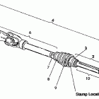 W918139 TRAIL BOSS 350L 4X4 Cv joint 350 4x4