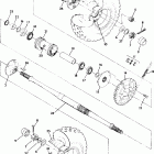W918139 TRAIL BOSS 350L 4X4 Rear wheel drive assembly 350 4x4