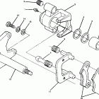W918527 TRAIL BOSS 250 Front brake assembly trail boss
