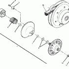 W918527 TRAIL BOSS 250 Driven clutch assembly trail boss