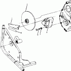 W918127 TRAIL BOSS 4X4 Rh gearcase & brake mtg. 250 4x4