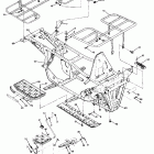 W918127 TRAIL BOSS 4X4 Frame assembly w / racks 250 4x4