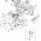 W917539 TRAIL BOSS 350L 2X4 Engine and muffler mounting 350 2x4