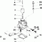 W917539 TRAIL BOSS 350L 2X4 Carburetor assembly    350 2x4