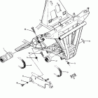 W918127 TRAIL BOSS 4X4 Front drive assembly 250 4x4