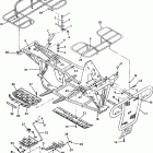 W917539 TRAIL BOSS 350L 2X4 Frame assembly w / racks 350 2x4