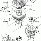 W918127 TRAIL BOSS 4X4 Crankcase and cylinder  250 4x4